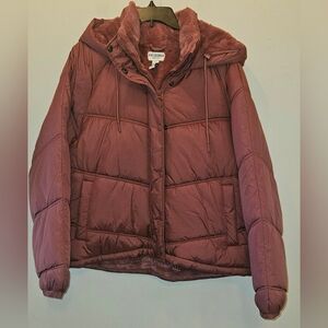 Arizona Jean Company Women's Winter Berry Puffer Coat